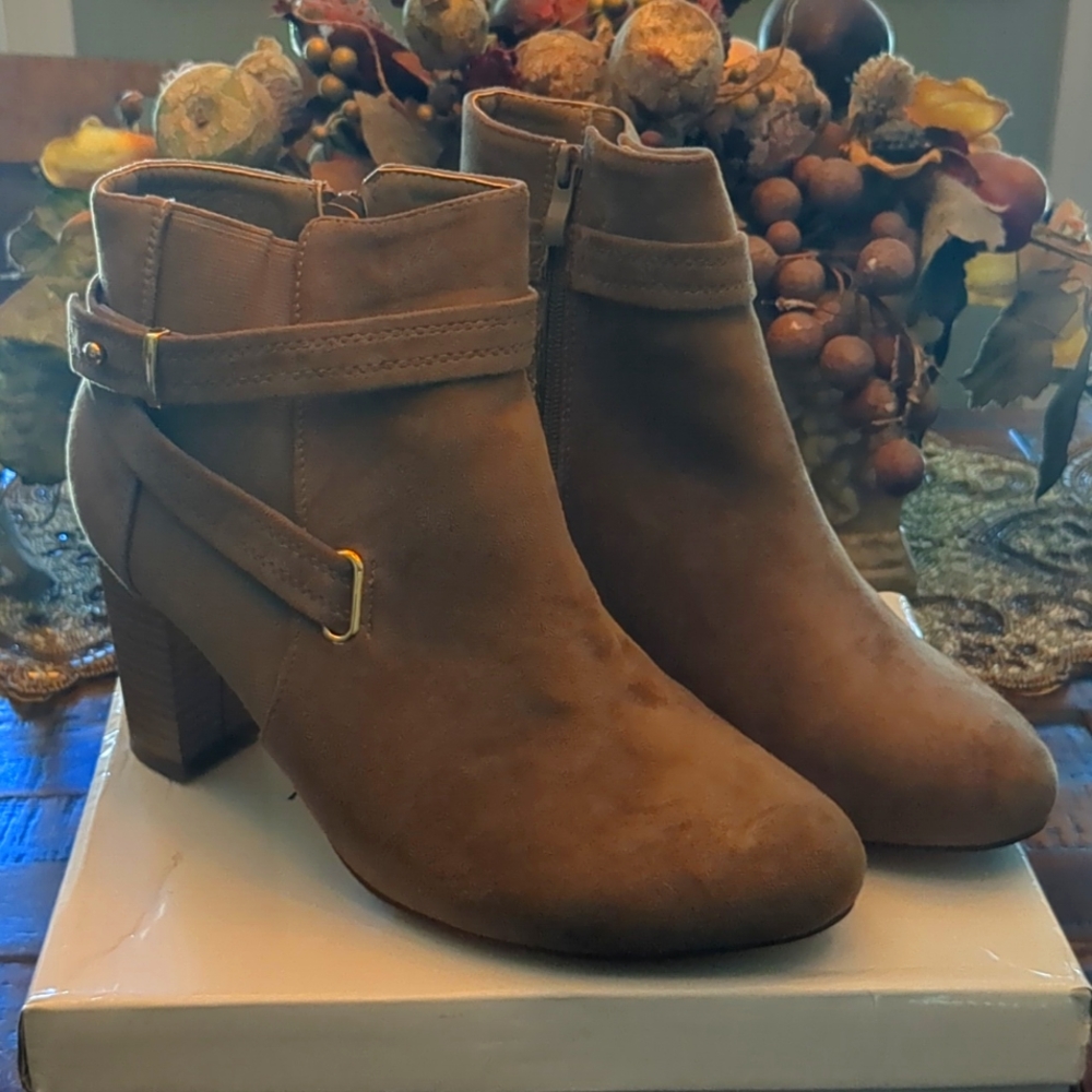 3 1/2" Heeled Ankle Boots